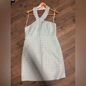 Michael Kors Blue Halter Dress